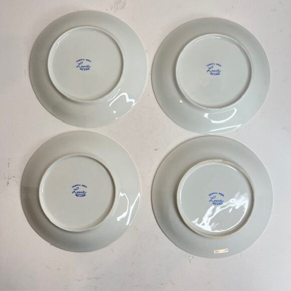 Leart Set of 4 Tropical Bird Parrot Plates - Picture 3 of 6